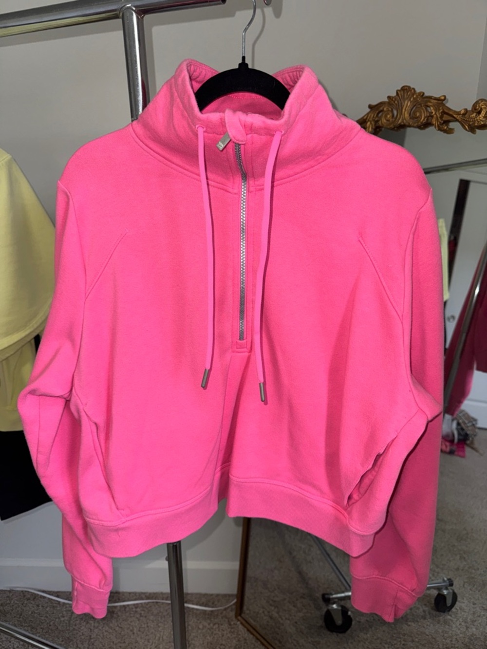 all in motion Hot Pink Half-Zip Pullover